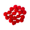 Picture of POMPOM RED 20MM - 20 PACK